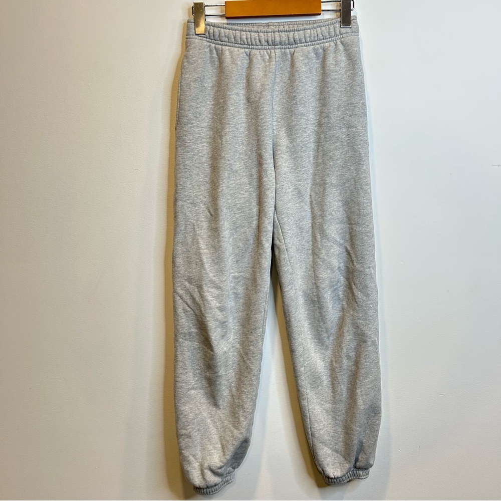 Aritzia Tna Cozy Fleece Mega Sweatpant Grey